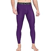 NEOSAN Men's Compression Leggings Sports Base Layer Running Workout Basketball Athletic Cycling Tights Pants