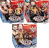 WWE BATTLE PACKS 39 - COMPLETE SET OF 3 WWE TOY WRESTLING ACTION FIGURE 2-PACKS by Wrestling