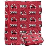 Miami University Redhawks Blanket, 50" x 60", Logo