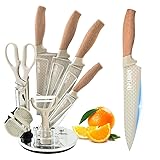 Kitchen Knife Set, 8-Piece Stainless Steel Knives