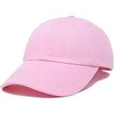 DALIX Womens Cap Adjustable Hat 100% Cotton Black White Gold Lavender Blue Pink Lime Green Hot Pink