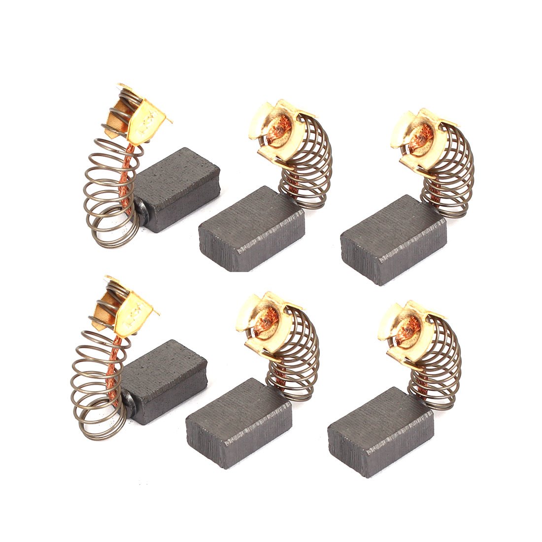 Sourcingmap 6 Pcs Motor Carbon Brushes 15mm x 10mm x 6mm for Electric Motors