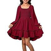 blibean Tween Girls High Low Hem Dresses Size 4-15 Years