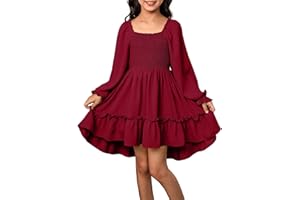 blibean Tween Girls High Low Hem Dresses Size 4-15 Years