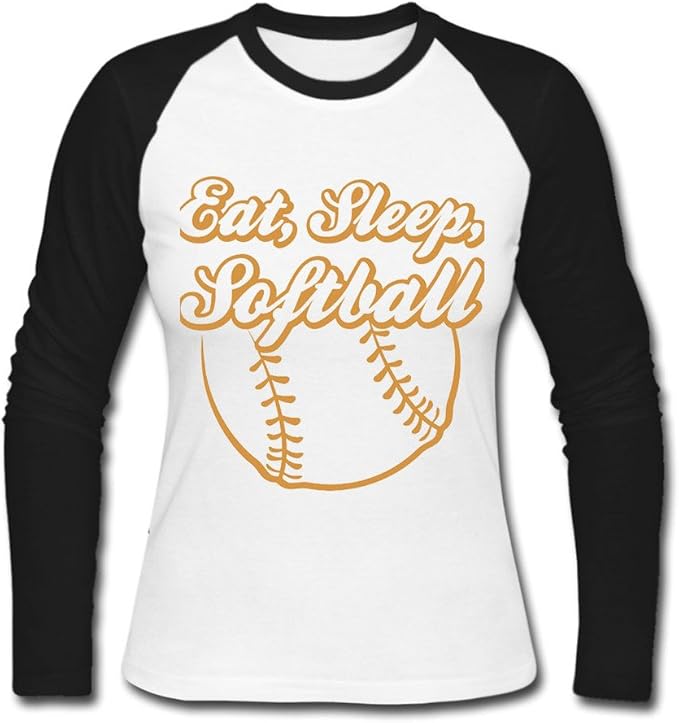Baseball Sleeves Softball Team Tee Long Sleeve Size Large Clothing