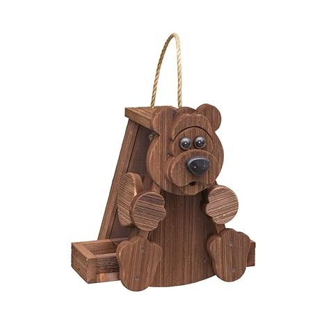 Amazon Com Kunkle Holdings Llc Hanging Rustic Barnwood Bear Bird