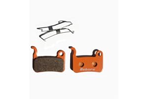 Gekors Bicycle Disc Brake Pads for Shimano XTR/Deore/XT/SLX/Hone/Alfine,1 Pair with a Spring