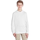 Team 365 Youth Zone Performance Hoodie L WHITE