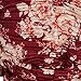Chemo Beanies (Burgundy Floral Pleated Knit)