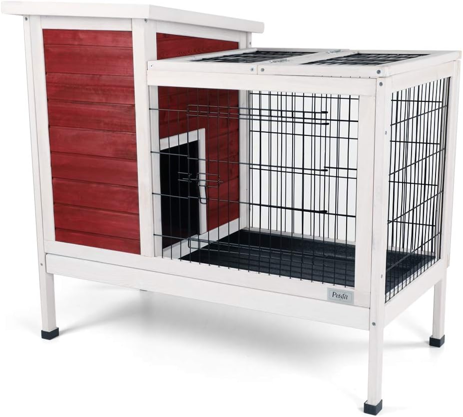 rabbit cage out of dog crate