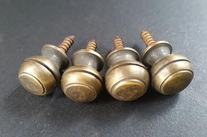 4 Solid Brass Small Stacking Barrister Bookcase 7 16 Dia Knobs