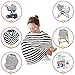 My Sweet Star –Multi Use 6-in-1 Nursing and Breastfeeding Baby Cover –Organic Stretchy Fabric Set- Covers Infant Car Seat Canopy, Stroller, Shopping Cart, High Chair and Use as Infinity Scarf, Shawl