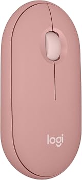 Logitech Pebble Mouse 2 M350s Rose Bluetooth Wireless 3-Device Easy-Switch