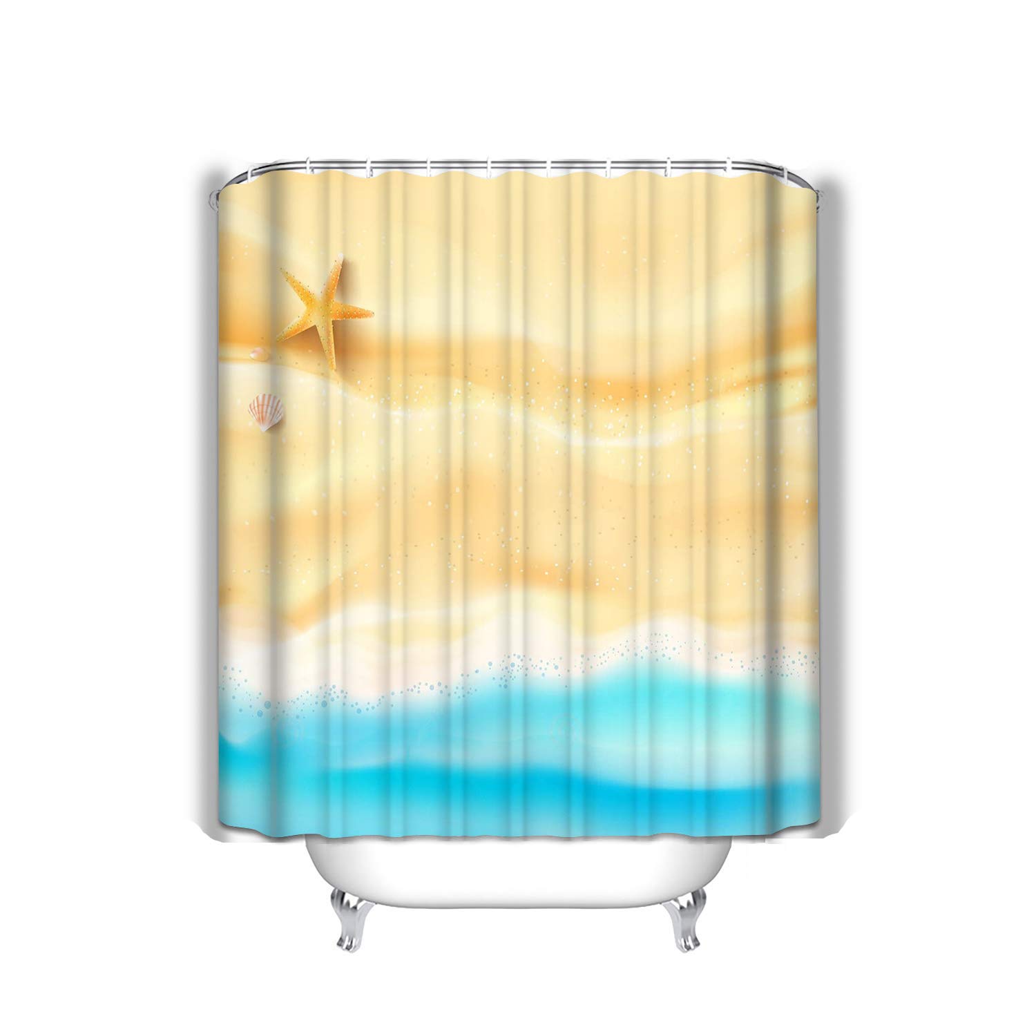 Amazon Com Yilinger Fabric Shower Curtain 60x72 Inch Water