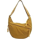 Crescent Crossbody Shoulder Bag For Women Hobo Bag Multi-Pocket Nylon Backpack Travel Shopping Dumpling Bag