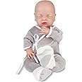 Vollence 16 inch Lifelike Silicone Baby Doll Boy Soft Newborn Silicone Baby Dolls Stress Relief Anti-Stress Toys for Kids & Toddlers Child Birthday Gifts