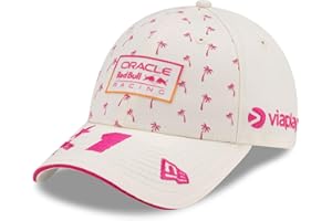New Era New Red Bull Racing F1 Era 9Forty 2024 Max Verstappen Special Edition Miami GP Hat Beige, 7 3/8