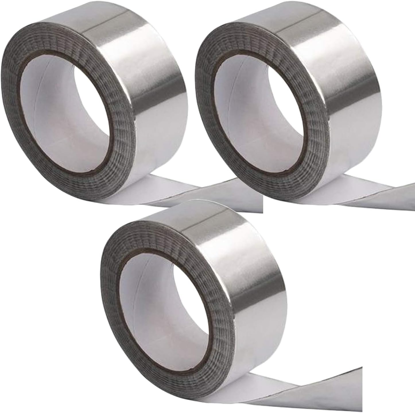 Cosyspace 48mm x 50m Aluminum Foil Tape, Silver