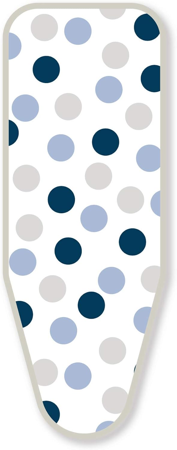 LaundrySpecialist Basic Größe L/XL Bügelbrettbezug, aus 100% Baumwolle, mit extra Dicker Schaumschicht (3 mm). Für alle großen und extra großen Bügelbretter. Extra dampfdurchlässig