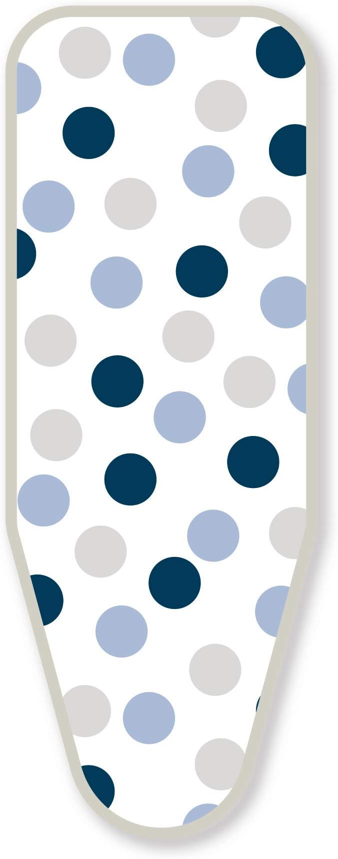 LaundrySpecialist Ironing Board Cover Classic – Size S/M max. 125x42 cm – Available in Two Sizes – Made from 100% Cotton with Foam Layer – Extra steam-Permeable - Made in Europe