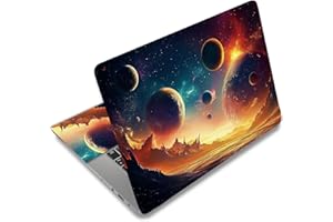 SUPERDANT Cosmic Planets Laptop Skin Decal Universe Universal Laptops Skin Sticker Notebook Protector 12 13 13.3 14 15 15.4 1