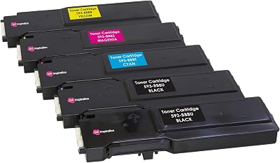 Ink Inspiration 5 Compatible Toner for Dell C2660dn C2665dnf 1Set+1Black 6k/4k
