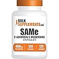 BulkSupplements.com Same Capsules - S-Adenosyl-L-Methionine, SAM-e Supplement - SAM-e 400mg, Gluten Free - 1 Capsule per Serving, 120 Capsules (Pack of 1)