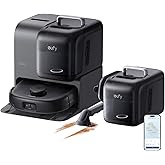 eufy Robot Vacuum E28, 20,000 Pa Suction, Roller Mop with HydroJet System, Portable Carpet for Deep Cleaning,All-in-One Robot