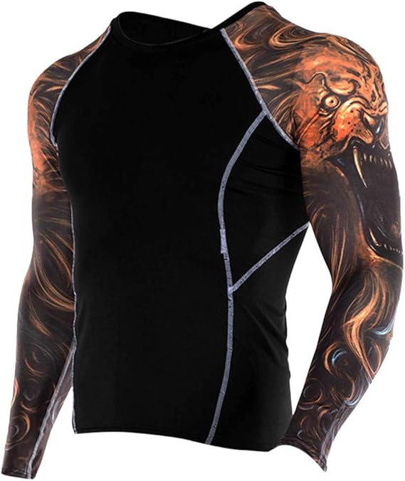 Amazon 加圧インナーコンプレッションウェア長袖お腹引き締めスポーツウェア筋肉tシャツコンプレッションインナー補正下着ジムランニングスポーツ ウェアメンズ Tシャツ カットソー 通販