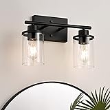 EDISHINE Bathroom Light Fixtures, 2 Light Bathroom