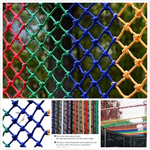 DSDD Sicheres Netz Balkonschutznetz Kindersicherheitsnetz, buntes Dekorationsnetz, Außenschutznetz, Schutzdecke…