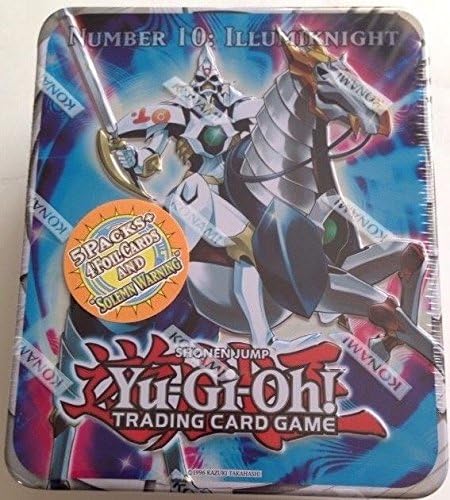 Yugioh 2011 Collectible Tin Number 10: Illumiknight Sealed Solemn Warning +Packs .HN#GG_634T6344 G134548TY57570