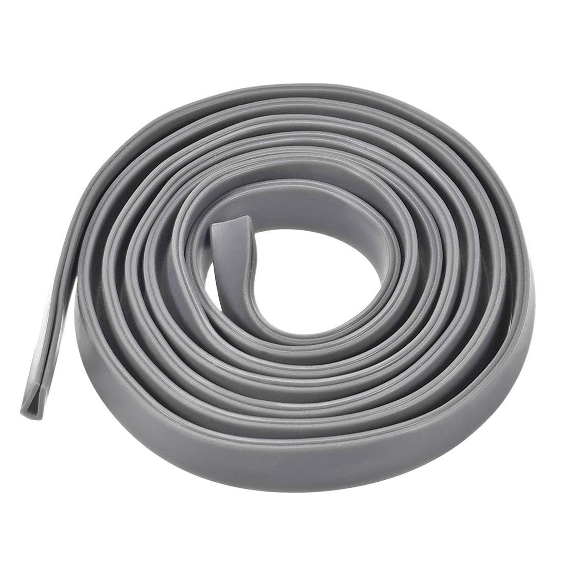uxcell Edge Trim U Seal Extrusion, Silicone Gray U Channel Edge Protector Sheet Fits 0.5-2.5mm Edge 1M/3.28Ft Length