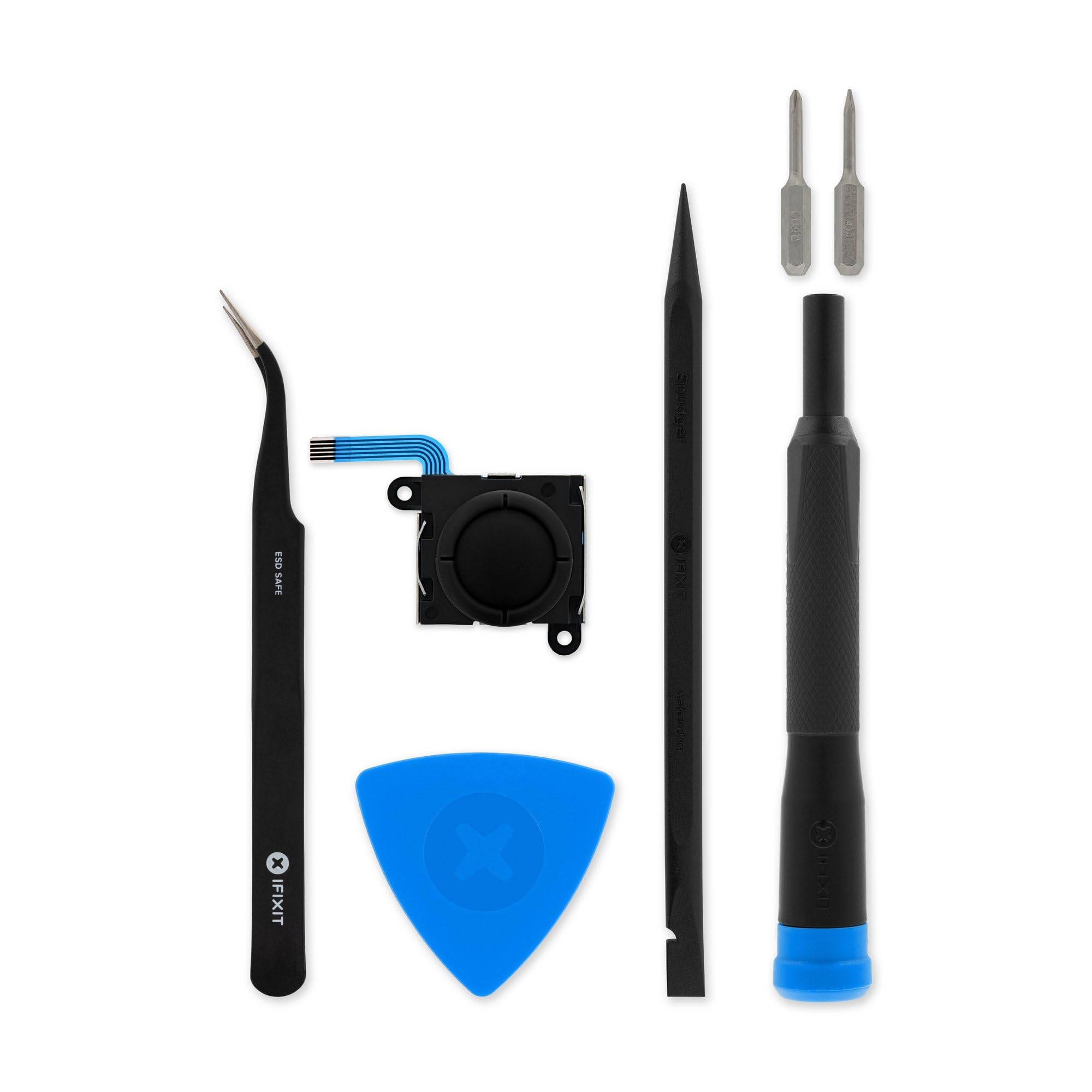iFixit Joystick Compatible with Nintendo Switch Joy-Con and Switch Lite - Repair Kit (Black)