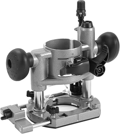 KATSU Trimmer Plunge Base Fully Adjustable for Electric Cordless Routers
