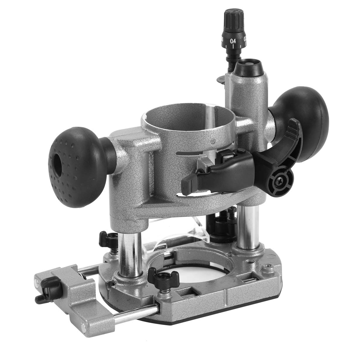 KATSU Trimmer Plunge Base, Fully Adjustable, for Electirc or Cordless Wood Hand Routers with Dust Nozzel SP10174805…