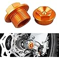 Power Parts Orange Front Axle Lock Nut Bolts Screw M20XP1.5 Compatible with KTM 125-500 SX/SXF/XC/XCF/EXC/EXCF/XCW/TPI/SD/6D 2012-2023 - 70009082000