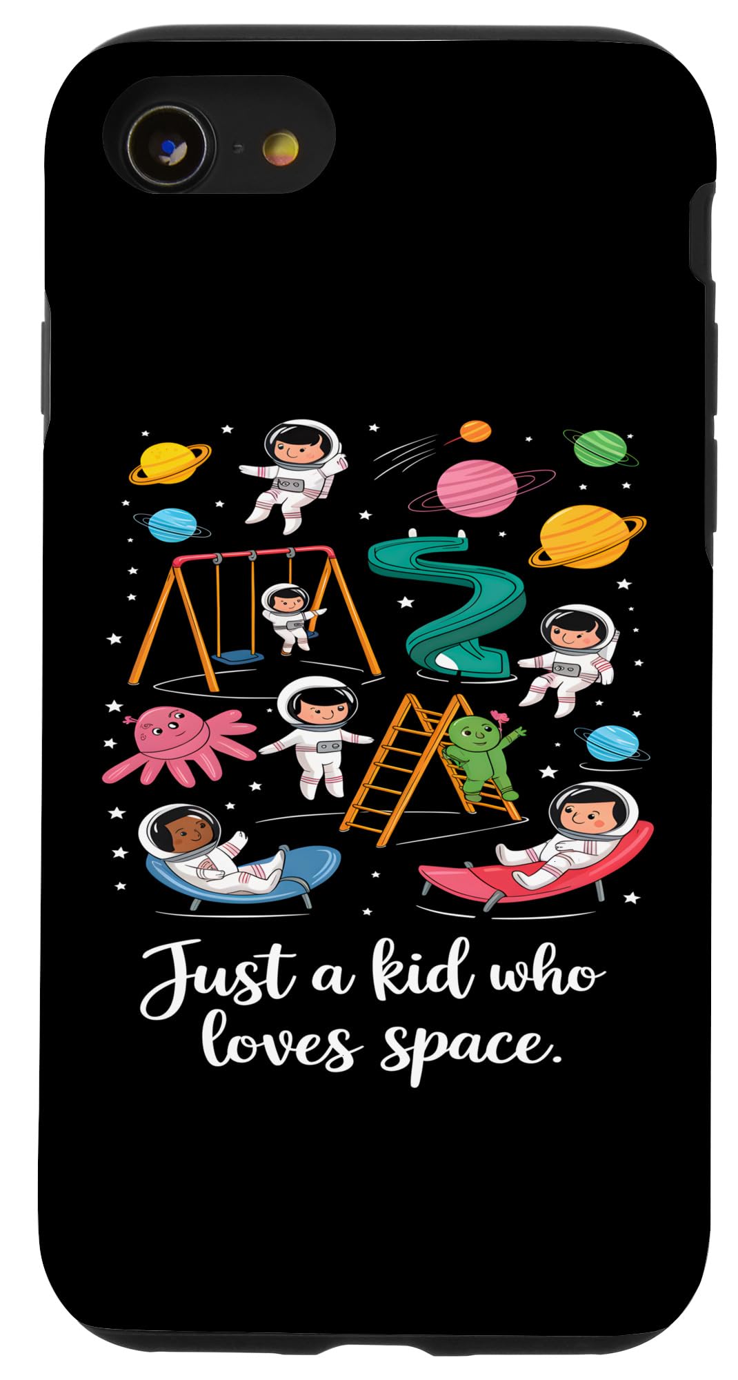 iPhone SE (2020) / 7 / 8 Kids Love Space Astronauts Case
