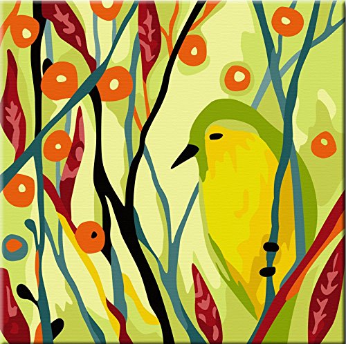 Karribi Paint by Numbers Kit for Adults and Children - Spring Birds Series (Bird V)