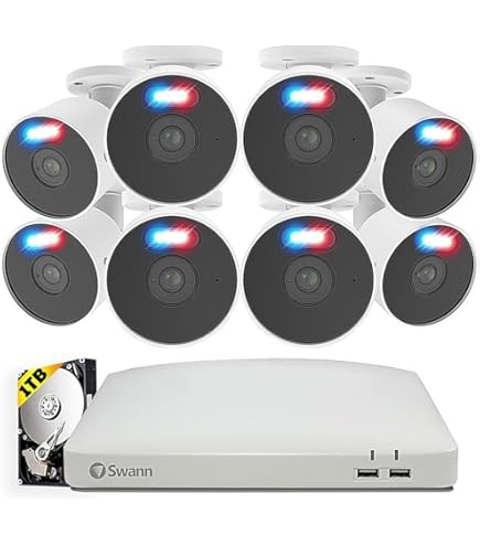 Swann Smart Security System 1080P フルHD Amazon.com : Swann Smart Security Camera: 1080p Full HD
