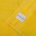 Qute Home 6-Piece Bath Towels Set, 100% Turkish Cotton Premium Quality Bathroom Towels, Soft and Absorbent Turkish Towels, Set Includes 2 Bath Towels, 2 Hand Towels and 2 Washcloths (Yellow)