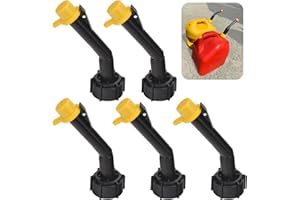 LIZEWEI Fuel Gas Can Jug Spouts Nozzles Rings & Caps for Blitz 900302 900092 900094 Old Style, Use for Fuel, Diesel, Kerosene, Gas and Water - 5 gallon gas can spout (5 Pcs)
