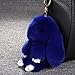 BAOBAO Bunny Fur Rex Rabbit Pompom Ball Doll Pendant Keychain Car Handbag Keyring