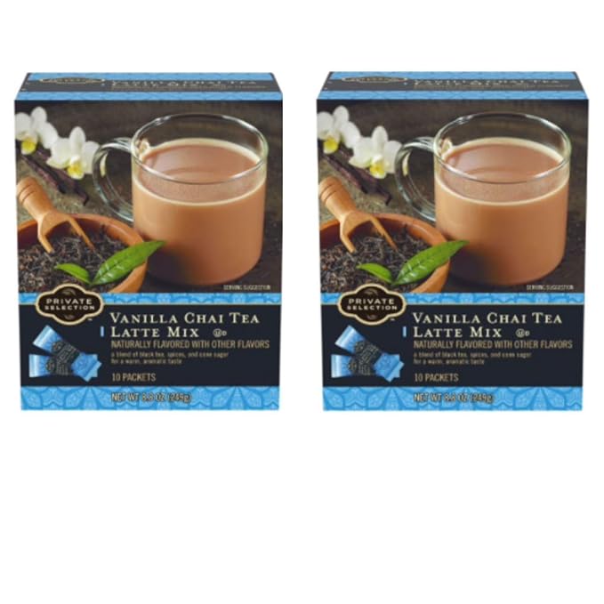 Private Selection Vanilla Chai Tea Latte Mix 10 ct (Pack