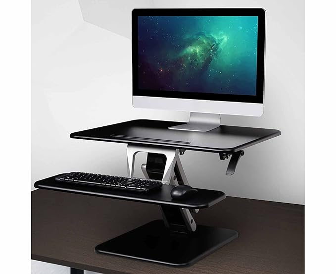 Ryman Sitting & Standing Desk Attachment, Sitting and Standing Computer