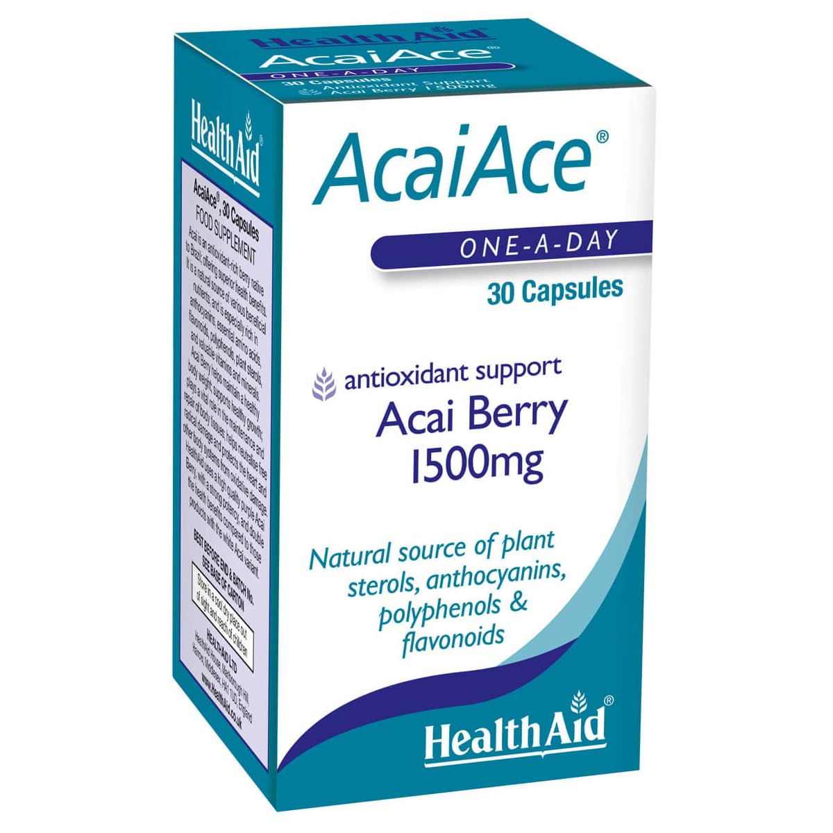 HealthAid AcaiAce Acai Berry 1500mg 30 Capsules