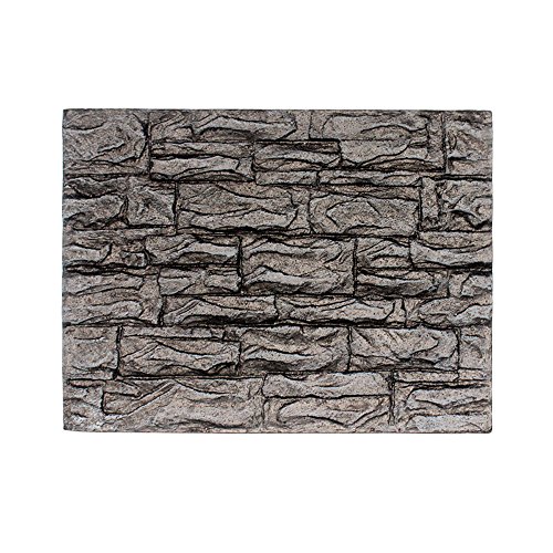 Wffo 3D Foam Rock Reptile Stone Aquarium Background Backdrop, Fish Tank Board Decor (B) - Thumbnail 3
