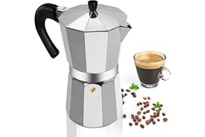 MOGRECHA Aluminum 12 Cup 600ml Moka Pot Express Coffee Maker Stovetop Espresso Percolator Coffeemaker Italian Classic Style Brewing Greca Cafe Mocha Machine for Cafeteras Lover Camping Travel and Home Use 20oz