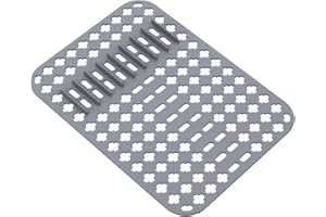 Gaicabi Kitchen Sink Protectors Mat 1 Pack, Silicone Sink Grid for Bottom of Kitchen Sink, Sink Mats for Stainless Steel Sink