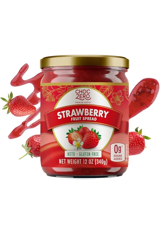 Amazon.com: Keto Jam, No Sugar Added - Naturally Sweetened with